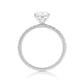 天然ダイヤモンドリング 無色 ペア SI2 1.21ct 横画像