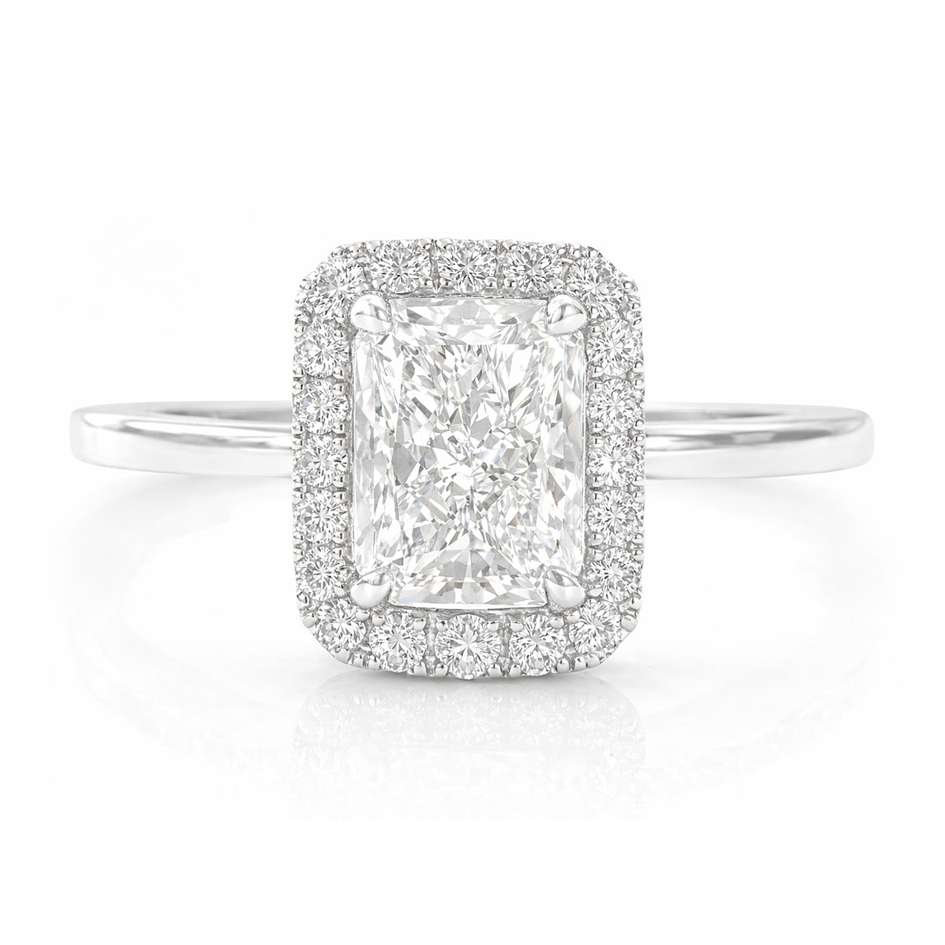 Radiant Colorless Diamond Ring - 1.18ct – ヴァイス