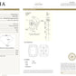 天然ダイヤモンドリング Yellow 0.89ct Cushion 18KWG GIA 画像