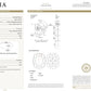 天然ダイヤモンドリング Yellow 1.27ct Cushion 18KWG GIA 鑑定書