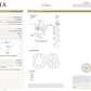 天然ダイヤモンドリング Yellow 1.32ct Oval 18KWG GIA 鑑定書
