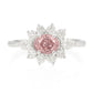 オーバルピンク ダイヤモンドリング 0.705ct SI2 画像