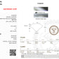 18KWG ダイヤモンドリング 1.26ct SI1 フェイントイエロー H ラディアント IGI 鑑定書画像