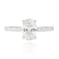 Oval Colorless Diamond Ring - 0.93ct