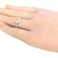 18K イエローダイヤモンドリング 1.44ct Fancy Intense Yellow VS2 クッション