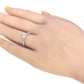 18K Gほぼ無色ダイヤモンドリング 1.215ct SI1 ラウンド
