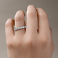 18K ラウンドダイヤモンド エタニティ リング 1.18ct