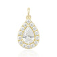 18K Near Colorless Diamond Pendant Necklace - 0.629ct