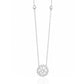 18K Near Colorless Round Diamond Pendant Necklace - 1.032ct