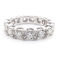Eternity Natural Colorless Diamond Ring 1.110ct 18K