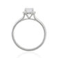 Radiant-cut Colorlss Diamond Ring - 0.711ct