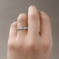 18K 無色 ダイヤモンドリング 0.98ct ラウンドカット