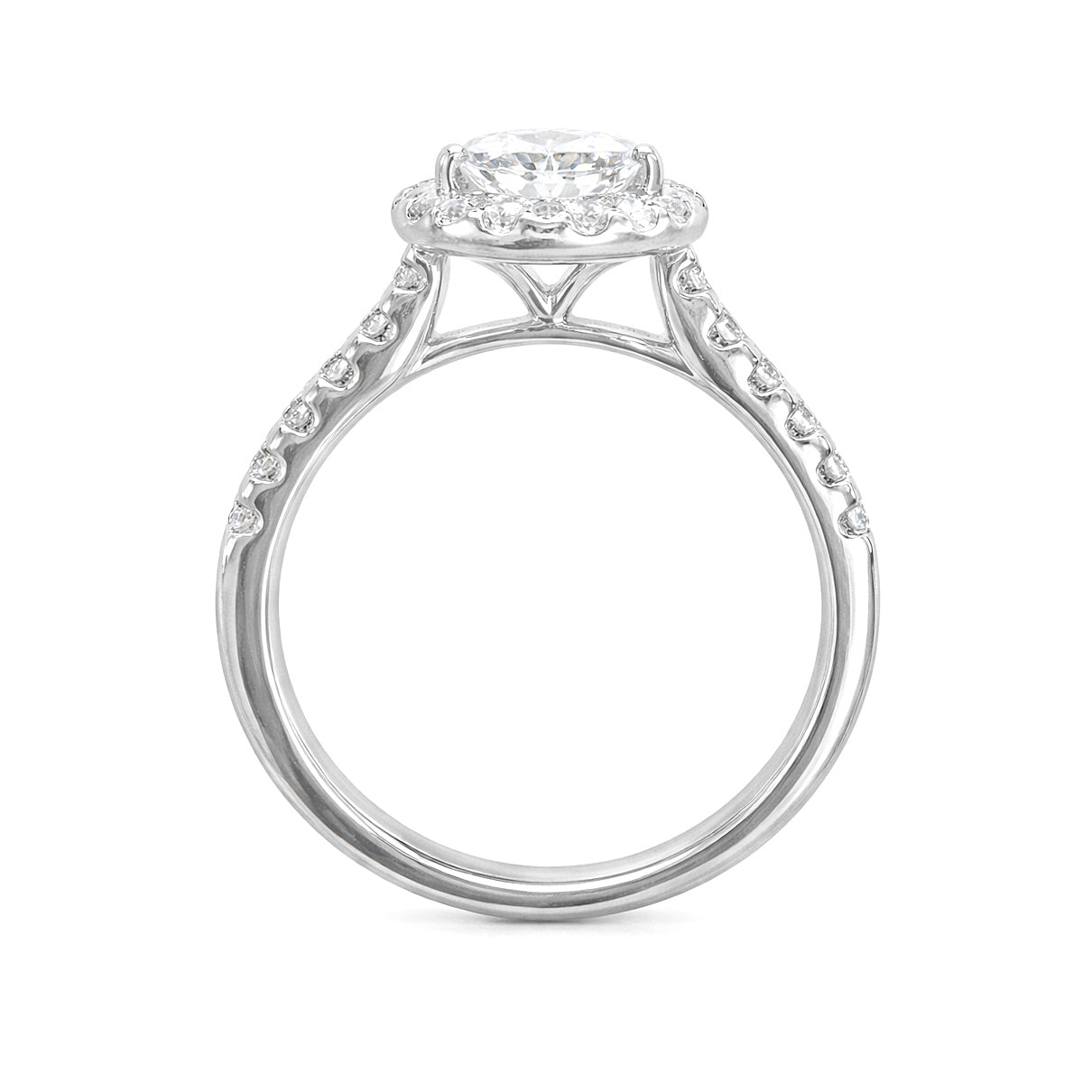 18K Pear-cut Colorless Diamond Ring - 1.547ct