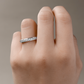 18K ラウンドダイヤモンド ハーフエタニティリング 0.64ct