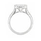 18K Radiant-cut Near Colorless Diamond Ring - 1.5ct