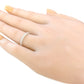 18K ミルグレイン ダイヤモンドリング - 0.2ct