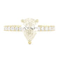 18K Pear-cut Near Colorless Diamond Ring - 1.146ct