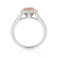 ピンクダイヤモンドリング ペア 1.568ct VVS2 裏画像