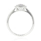 ピンクダイヤモンドリング クッション 0.419ct SI1 裏画像