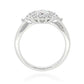 ピンクダイヤモンドリング オーバル 1.286ct VVS2 裏画像