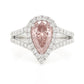 ピンクダイアモンドリング ペア 1.568ct VVS2 画像