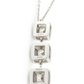 Green Diamond Necklace Ura Cushion 3色 ピンクとグリーンとブルー 1.557ct VS1&SI2