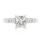 PT950 ダイヤモンドリング 1.17ct VS1 E 無色 プリンセス 画像
