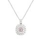 ピンクダイヤモンドネックレス クッション 0.71ct VS2 画像