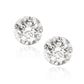 AU750 無色ダイヤモンドイヤリング 0.731ct ラウンド