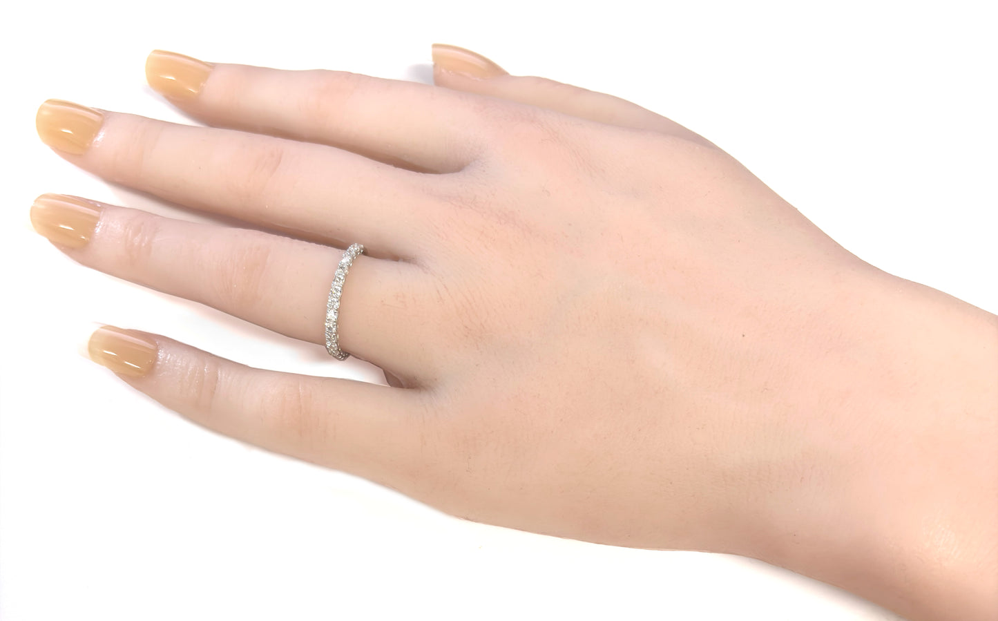 PT900 ラウンドダイヤモンド エタニティリング 0.5ct