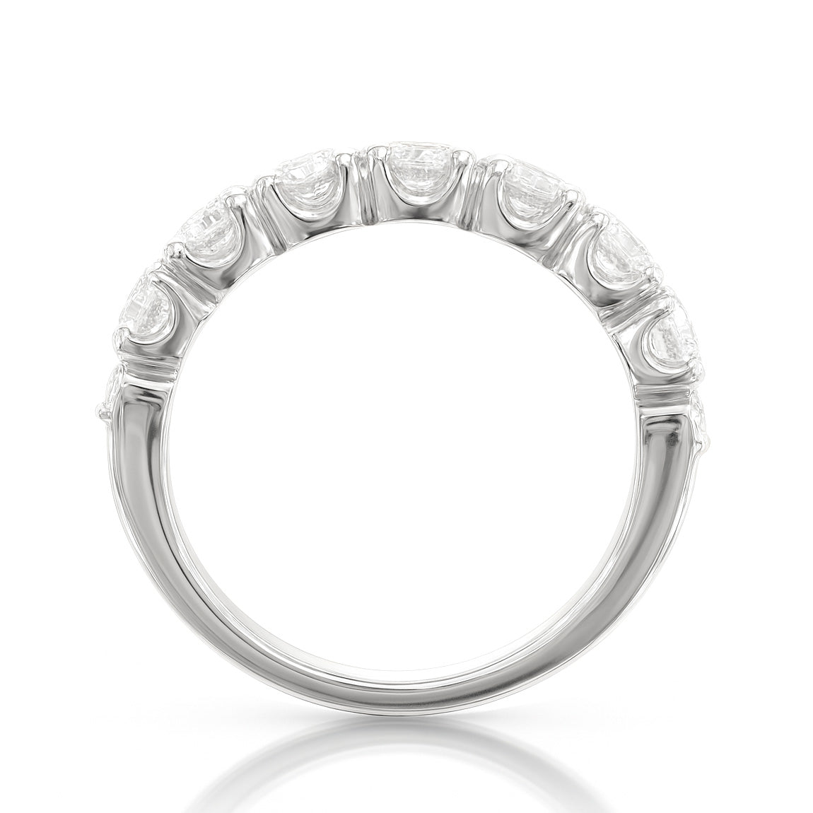 Round-Cut Diamond Eternity Ring - 1ct