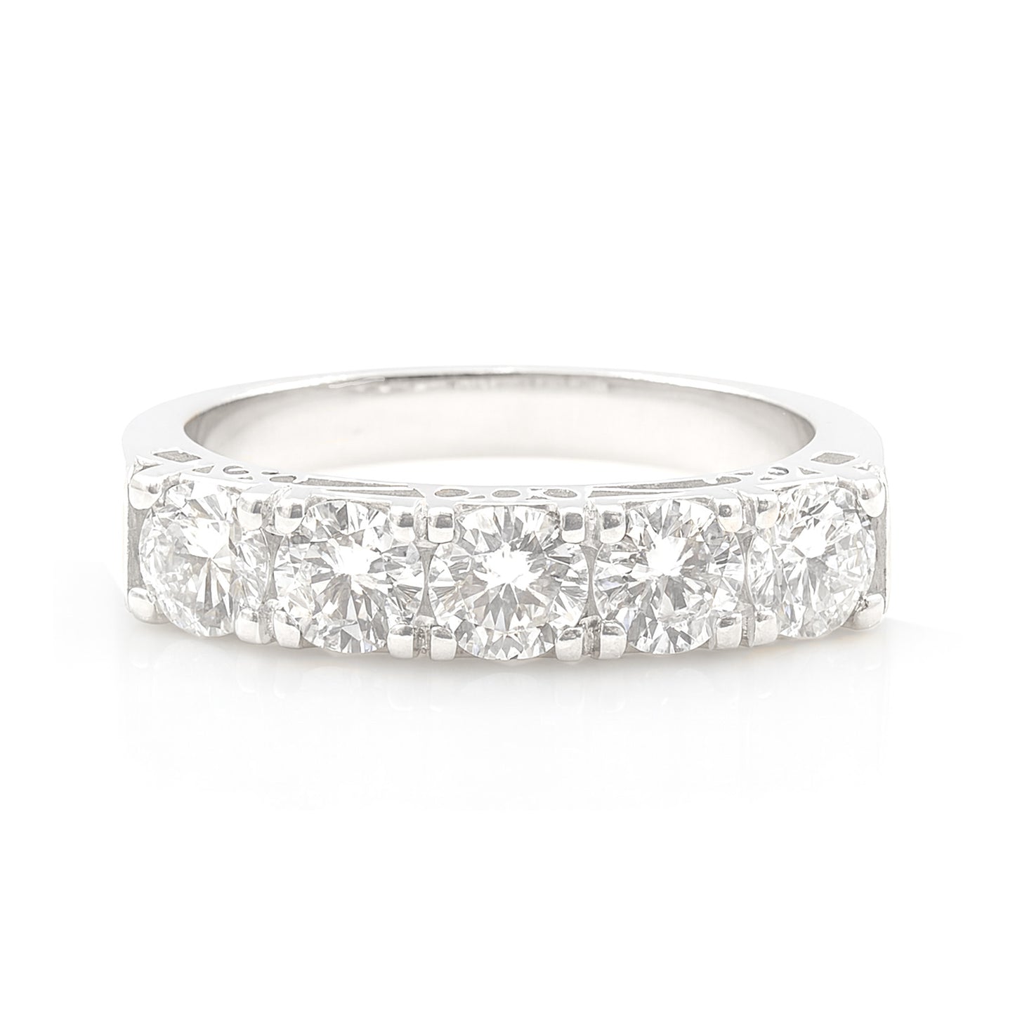 Round-Cut Diamond Eternity Ring - 1.03ct