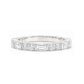 Laura Round & Emerald Cut Natural Diamond Eternity Ring - Approx. 1.07ct