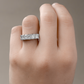 PT900 無色 ダイヤモンドリング 1.5ct プリンセスカット