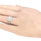 Flower Design Diamond Ring - 2.128ct