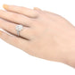 Flower Design Diamond Ring - 1.591ct