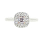 Mael ファンシーフェイントピンククッション ダイヤモンドリング 0.419ct 天然 CGL SI-1 リング画像
