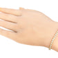 14K ダイヤモンドテニスブレスレット 1.73ct GGS鑑定書 着用画像