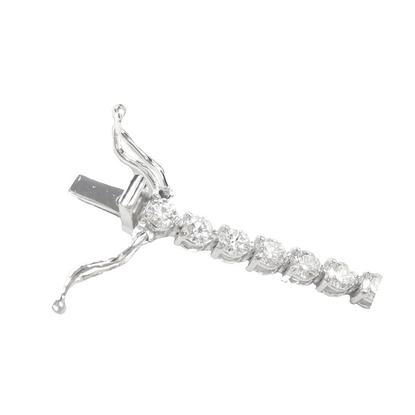 18K ダイヤモンドテニスブレスレット 3.04ct DEF VS+ 拡大画像