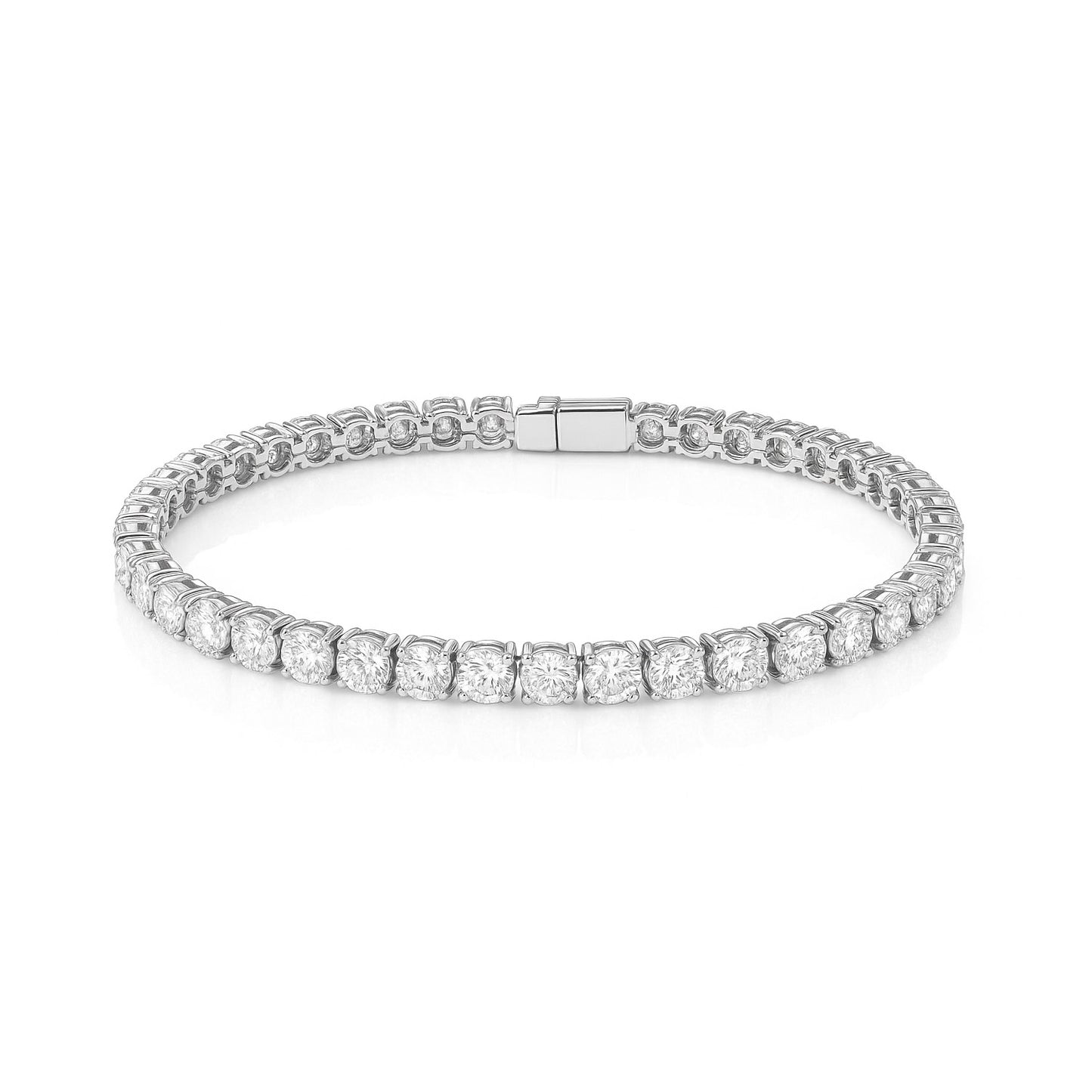 18K ダイヤモンドテニスブレスレット 3.04ct DEF VS+ 画像