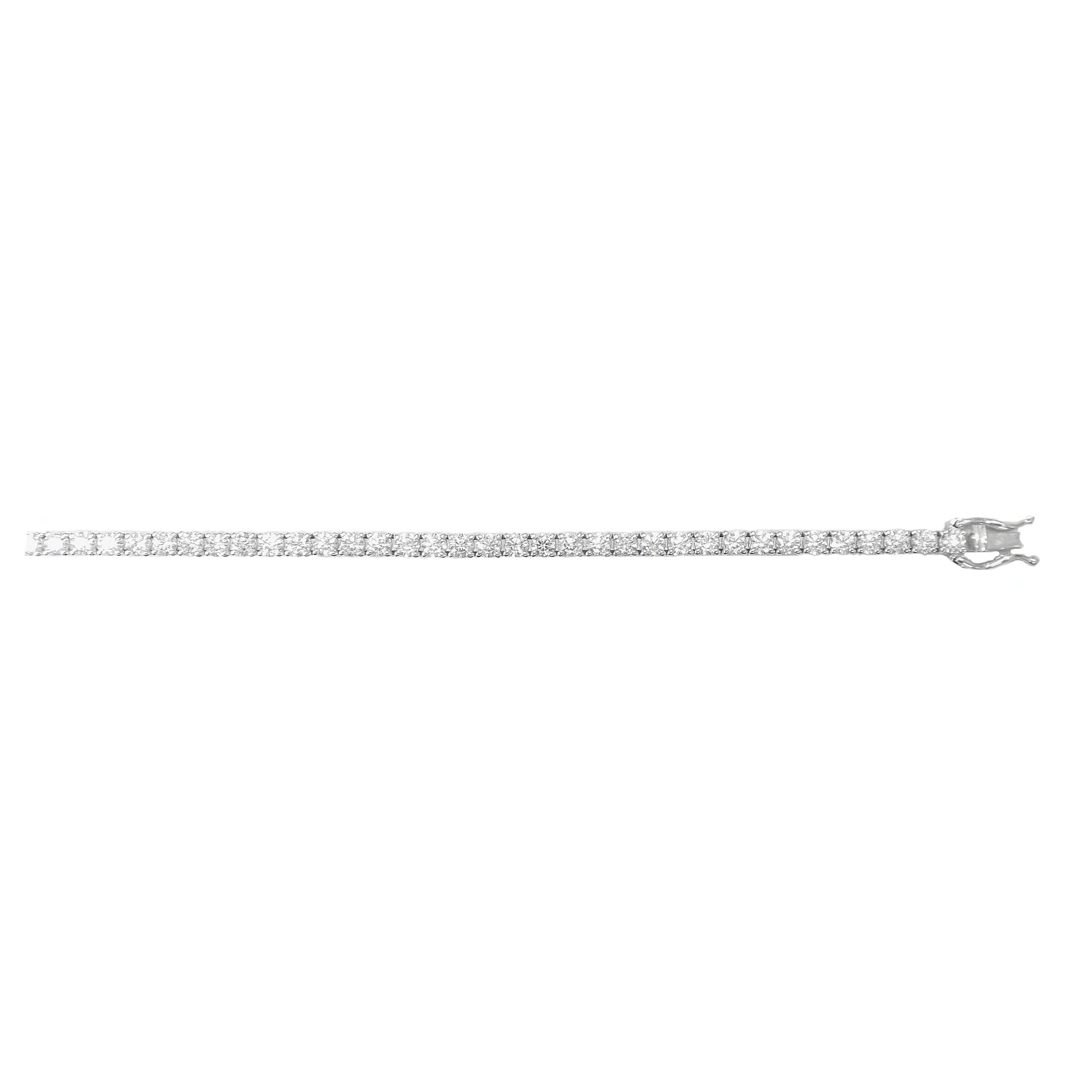 18K ダイヤモンドテニスブレスレット 3.8ct GH SI+ 画像