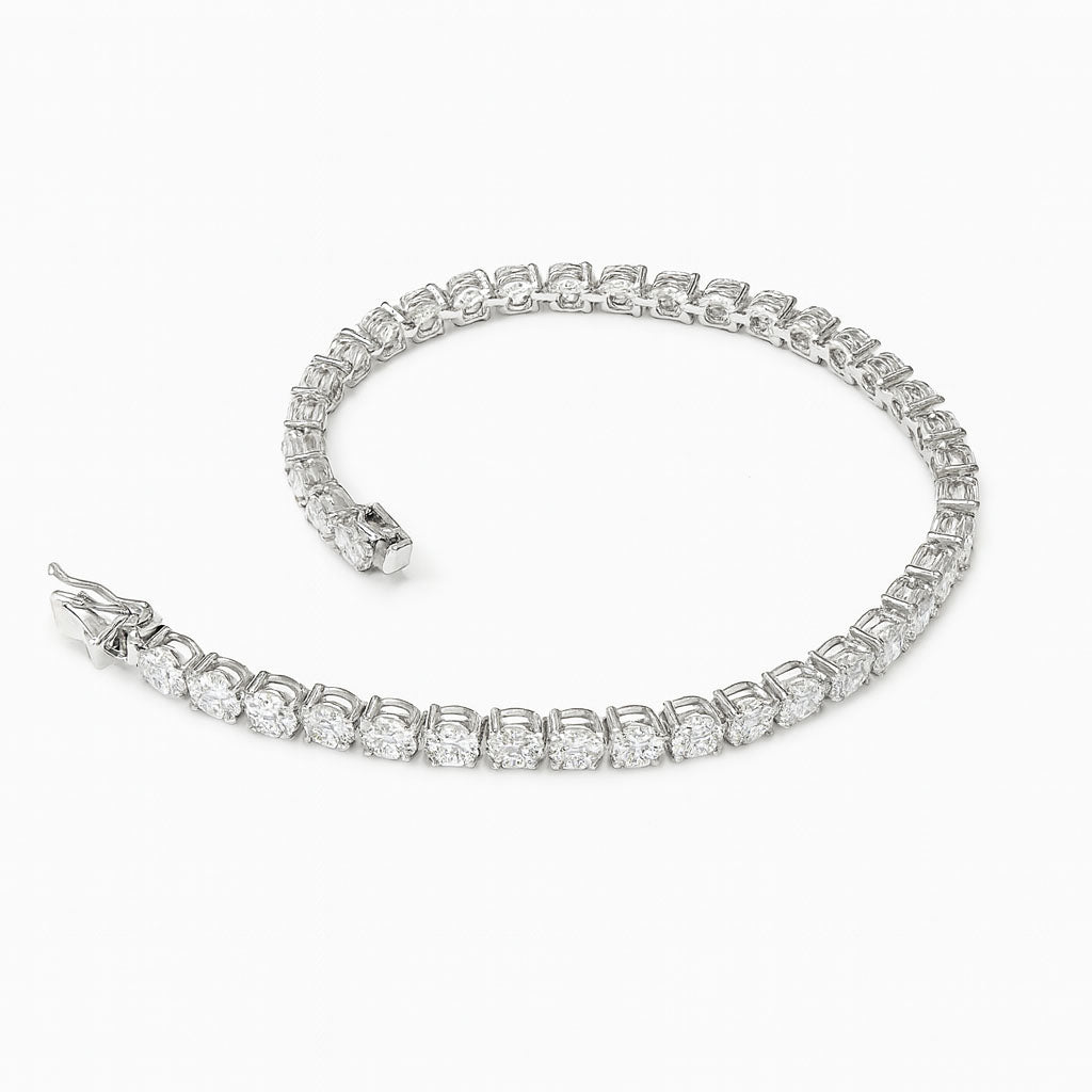 Diamond Tennis Bracelet - 7.78ct
