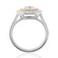 PT900/18K Radiant-cut Very Light Pink Diamond Ring - 1.759ct