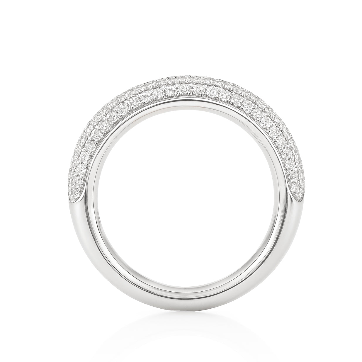 18K ダイヤモンドリング パヴェ 0.54ct