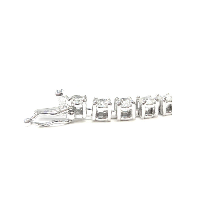 18KWG 天然ダイヤモンドブレスレット 3.02ct