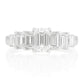 PT900 Emerald-Cut Diamond Seven-Stone Ring in Platinum - 1.237ct