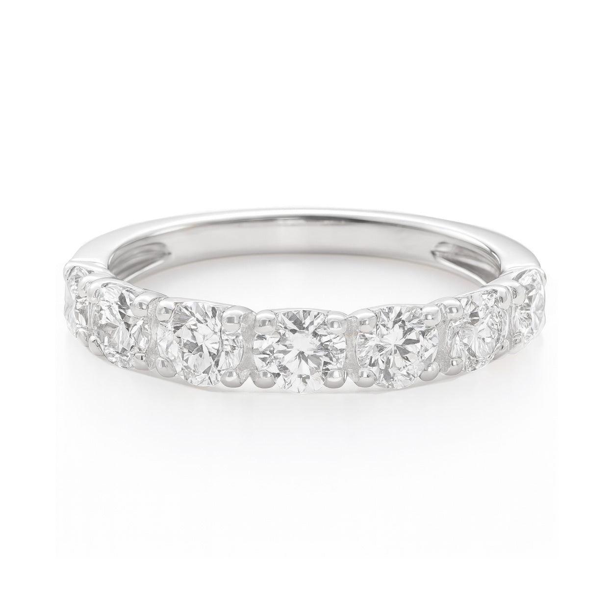 Round-Cut Diamond Eternity Ring - 1ct