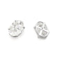 18K Oval-Shaped Diamond Earrings with Half Pie-Cut Stones - 1.78ct