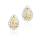 イエローダイアモンドピアス ペア 0.8ct SI1 画像