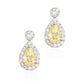 イエローダイアモンドピアス ペア 1.413ct SI2 画像